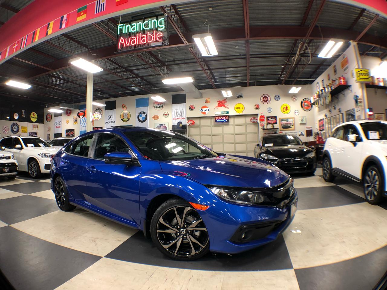 Used 2020 Honda Civic SPORT P/SUNROOF A/CARPLAY L/ASSIST B/SPOT CAMERA for sale in North York, ON