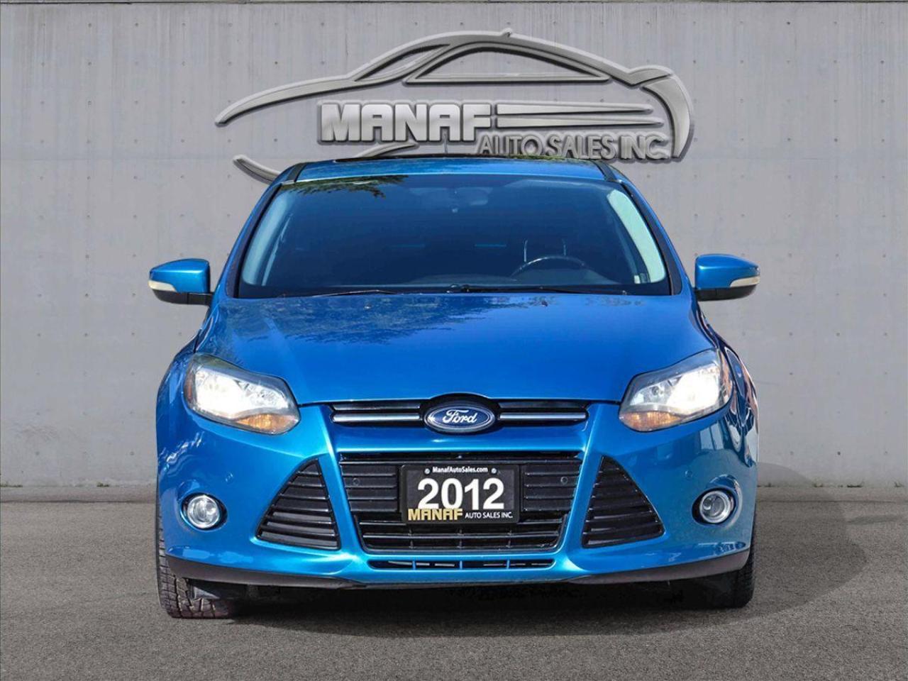 2012 Ford Focus Titanium Sunroof Leather RearCam Sub-woofer Heated - Photo #2
