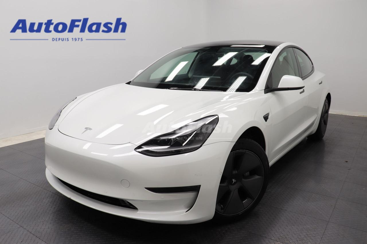 Used 2022 Tesla Model 3 SR+, TOIT-PANO, NAVIGATION, CAMERA, BLUETOOTH for sale in Saint-Hubert, QC