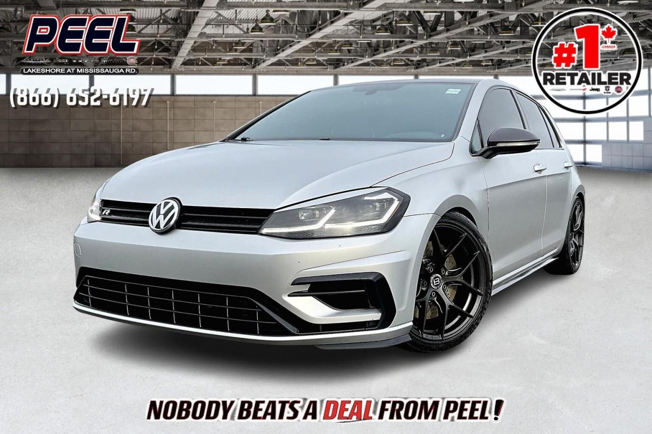 Used 2019 Volkswagen Golf R 6Spd Manual | Satin Silver | Braelin Wheels | AWD for sale in Mississauga, ON