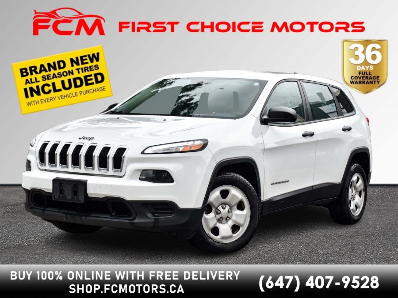 Used 2016 Jeep Cherokee SPORT ~AUTOMATIC, FULLY CERTIFIED WITH WARRANTY!!! for Sale in North York, Ontario