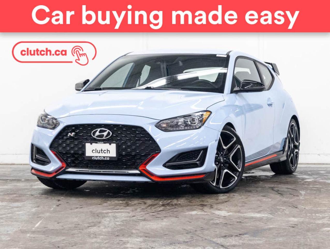 Used 2021 Hyundai Veloster N Base w/ Apple CarPlay & Android Auto, Heated Steering Wheel, Heated Front Seats for sale in Toronto, ON