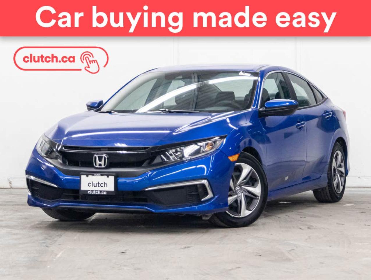 Used 2019 Honda Civic Sedan LX w/ Apple CarPlay & Android Auto, Heated Front Seats, Adaptive Cruise Control for sale in Toronto, ON