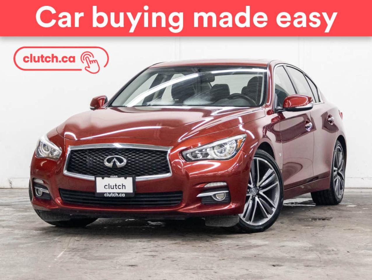 Used 2015 Infiniti Q50 Premium AWD w/ Nav, Dual Zone A/C, Rearview Cam for sale in Toronto, ON