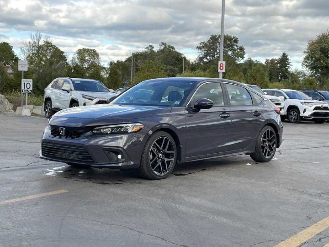 Used 2022 Honda Civic Hatchback Sport Touring  Leather, Sunroof, Nav, Adaptive Cruise, Heated Steering + Seats, CarPlay + Android for sale in Guelph, ON