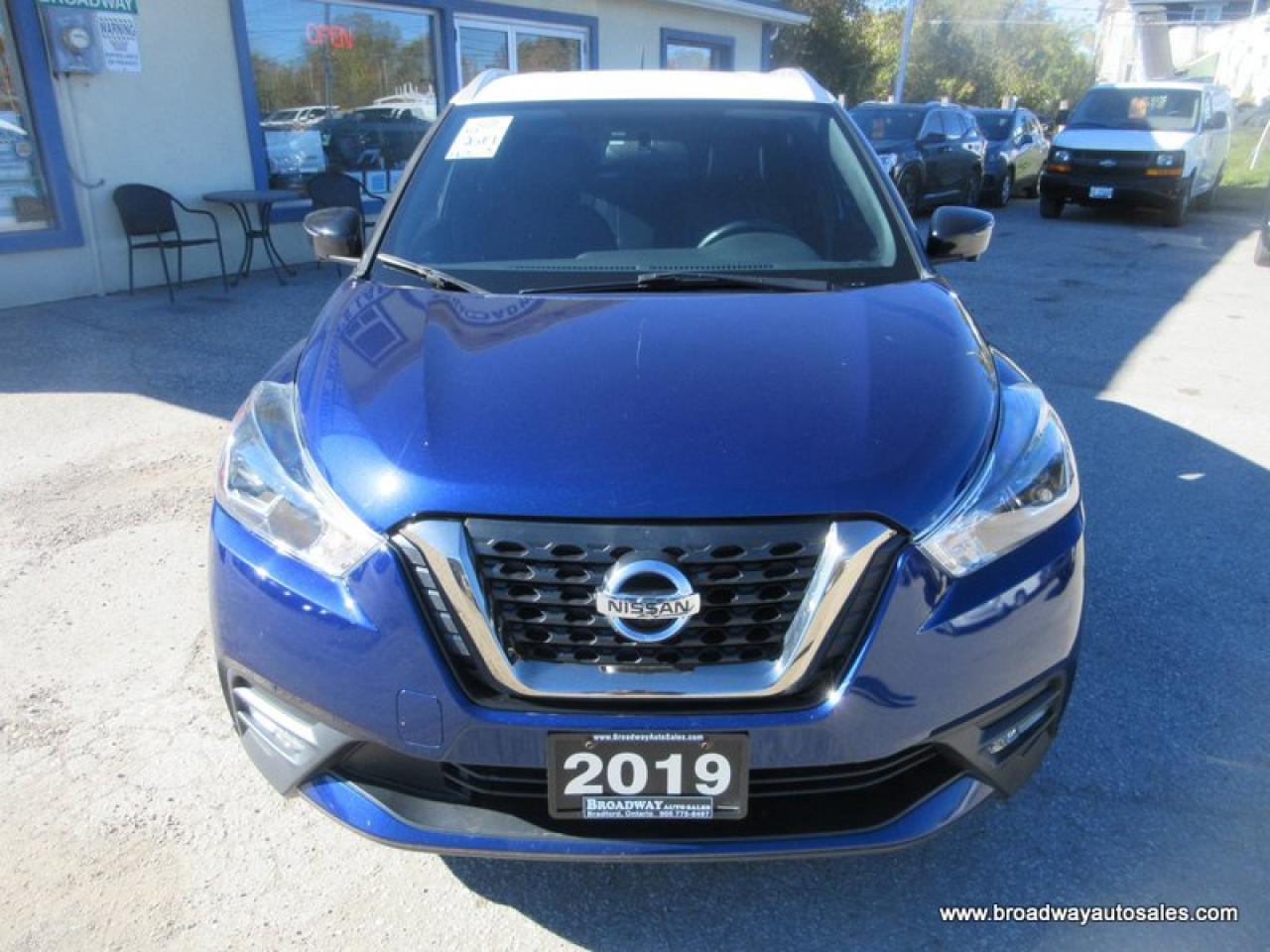 2019 Nissan Kicks GREAT KM'S SR-MODEL 5 PASSENGER 1.6L - DOHC.. LEATHER.. HEATED SEATS.. BACK-UP CAMERA.. BLUETOOTH SYSTEM.. KEYLESS ENTRY.. Photo3