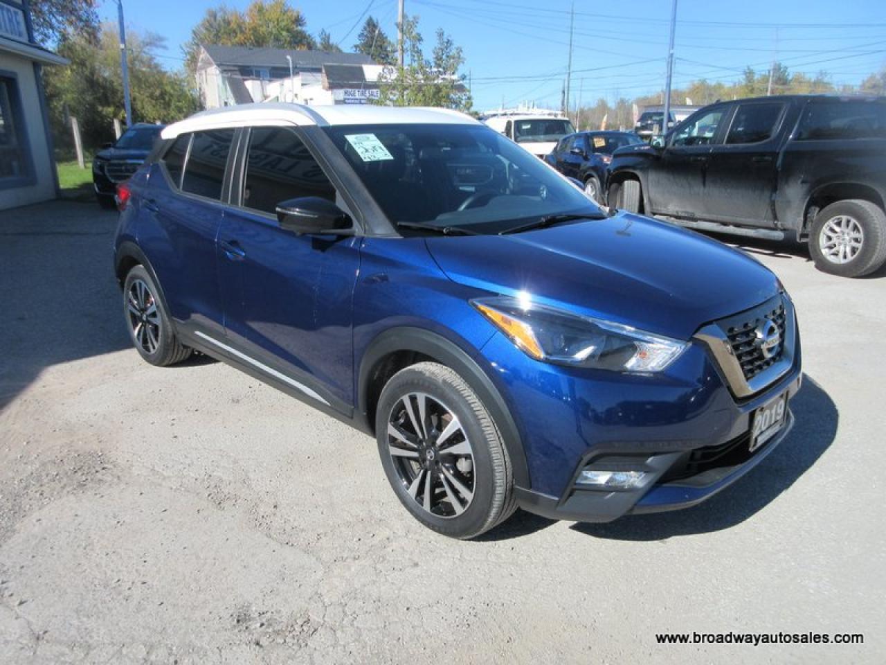2019 Nissan Kicks GREAT KM'S SR-MODEL 5 PASSENGER 1.6L - DOHC.. LEATHER.. HEATED SEATS.. BACK-UP CAMERA.. BLUETOOTH SYSTEM.. KEYLESS ENTRY.. Photo