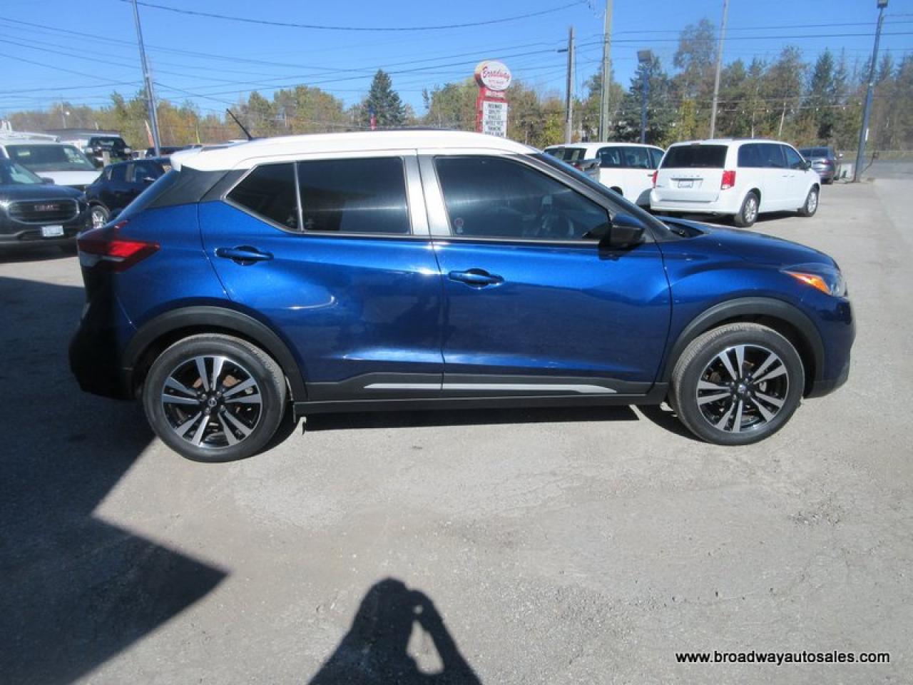 2019 Nissan Kicks GREAT KM'S SR-MODEL 5 PASSENGER 1.6L - DOHC.. LEATHER.. HEATED SEATS.. BACK-UP CAMERA.. BLUETOOTH SYSTEM.. KEYLESS ENTRY.. Photo