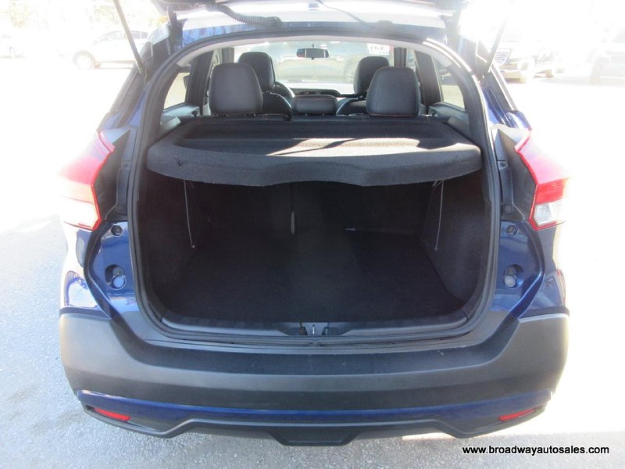 2019 Nissan Kicks GREAT KM'S SR-MODEL 5 PASSENGER 1.6L - DOHC.. LEATHER.. HEATED SEATS.. BACK-UP CAMERA.. BLUETOOTH SYSTEM.. KEYLESS ENTRY.. Photo