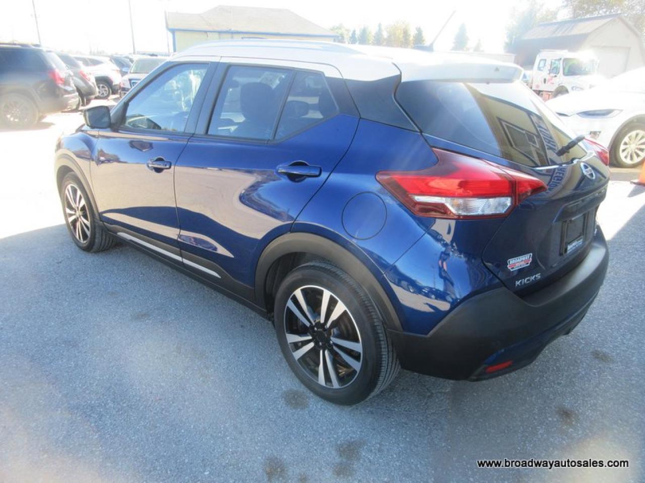 2019 Nissan Kicks GREAT KM'S SR-MODEL 5 PASSENGER 1.6L - DOHC.. LEATHER.. HEATED SEATS.. BACK-UP CAMERA.. BLUETOOTH SYSTEM.. KEYLESS ENTRY.. Photo