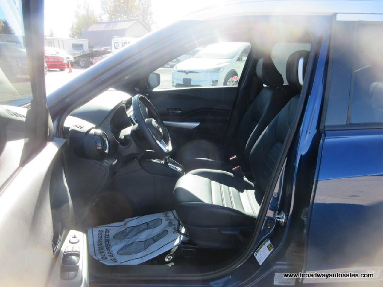 2019 Nissan Kicks GREAT KM'S SR-MODEL 5 PASSENGER 1.6L - DOHC.. LEATHER.. HEATED SEATS.. BACK-UP CAMERA.. BLUETOOTH SYSTEM.. KEYLESS ENTRY.. Photo