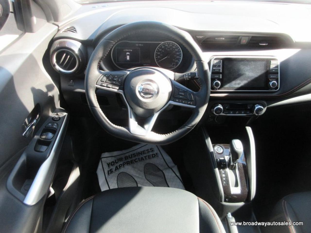 2019 Nissan Kicks GREAT KM'S SR-MODEL 5 PASSENGER 1.6L - DOHC.. LEATHER.. HEATED SEATS.. BACK-UP CAMERA.. BLUETOOTH SYSTEM.. KEYLESS ENTRY.. Photo