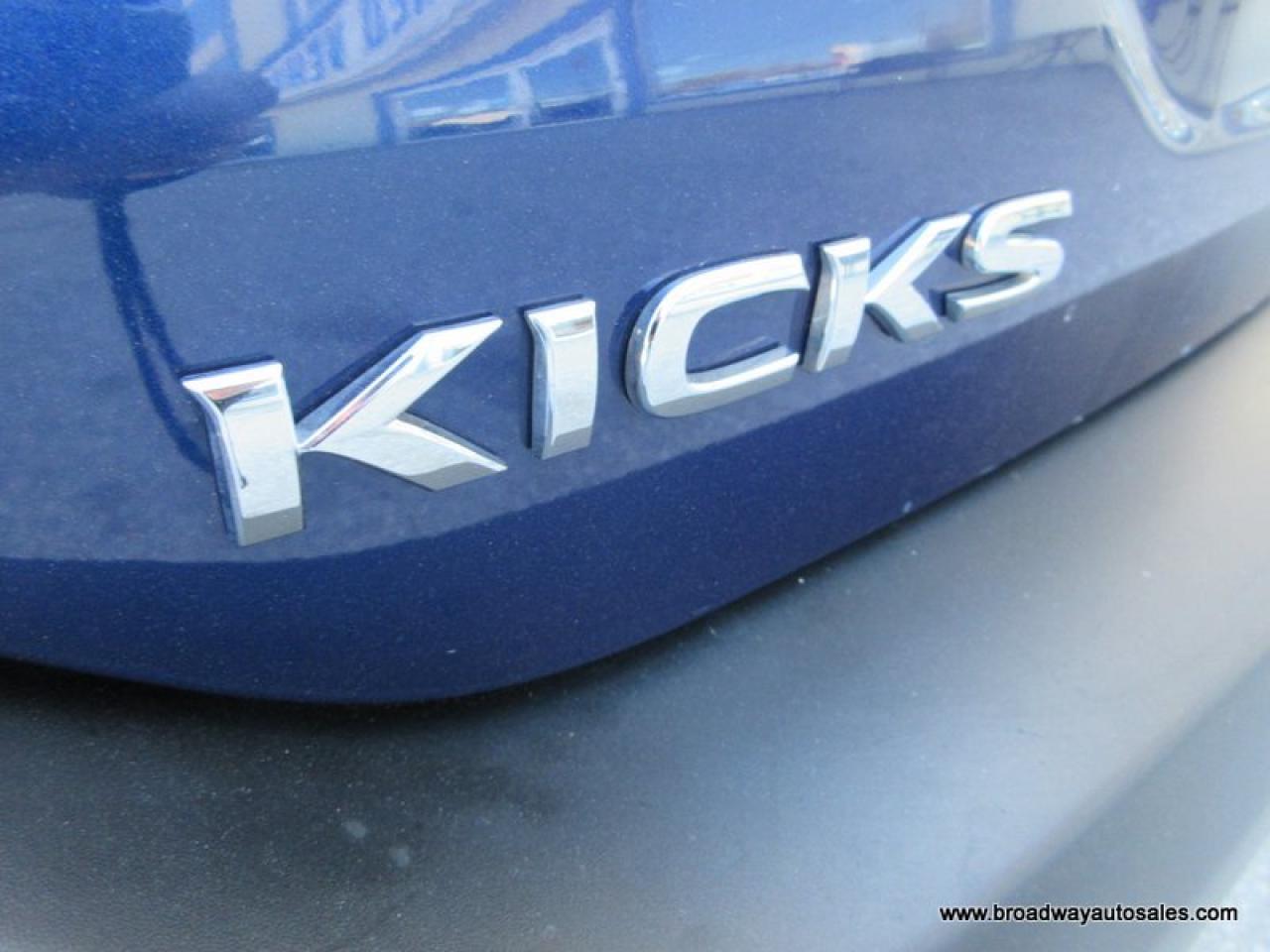 2019 Nissan Kicks GREAT KM'S SR-MODEL 5 PASSENGER 1.6L - DOHC.. LEATHER.. HEATED SEATS.. BACK-UP CAMERA.. BLUETOOTH SYSTEM.. KEYLESS ENTRY.. Photo