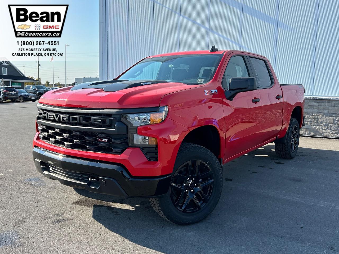 New 2025 Chevrolet Silverado 1500 Custom Trail Boss 2.7L 4 CYL WITH REMOTE START/ENTRY, CRUISE CONTROL, REAR VISION CAMERA, APPLE CARPLAY AND ANDROID AUTO for sale in Carleton Place, ON