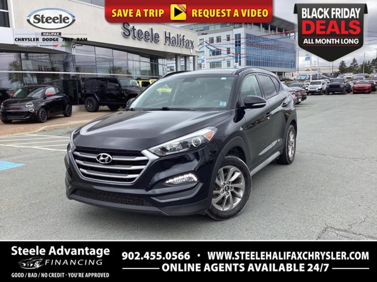 Used 2018 Hyundai Tucson SE - AWD, HEATED LEATHER SEATS AND WHEEL, PANO ROOF, BLIND SPOT, BACK UP CAM for sale in Halifax, NS