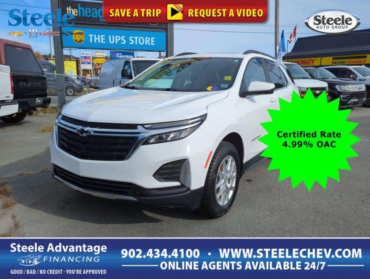 Used 2022 Chevrolet Equinox LT *GM Certified* 4.99% Financing OAC for sale in Dartmouth, NS