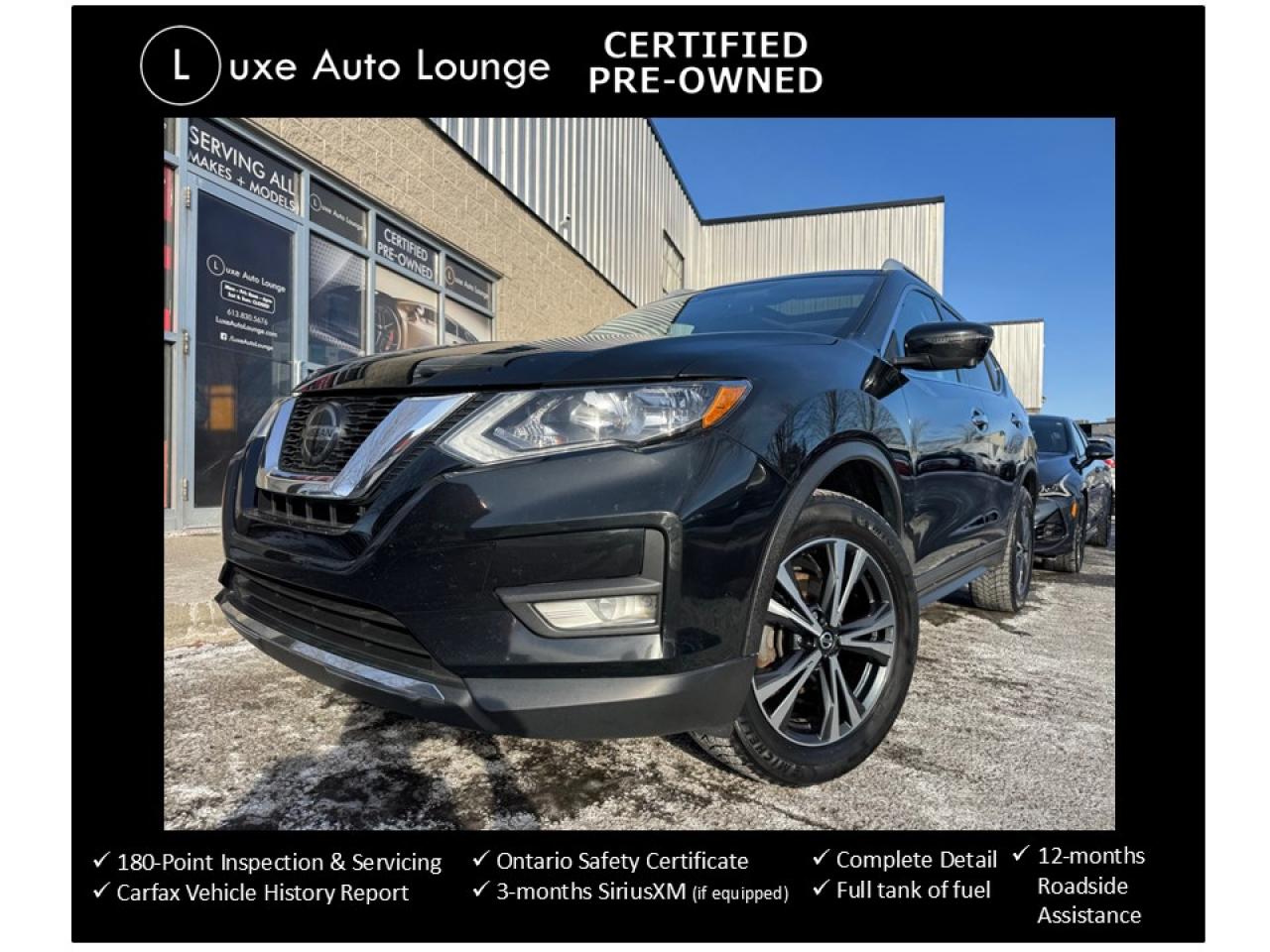 2020 Nissan Rogue SV TECH, LOW KM!, AWD, NAV, PANO ROOF, LOADED!