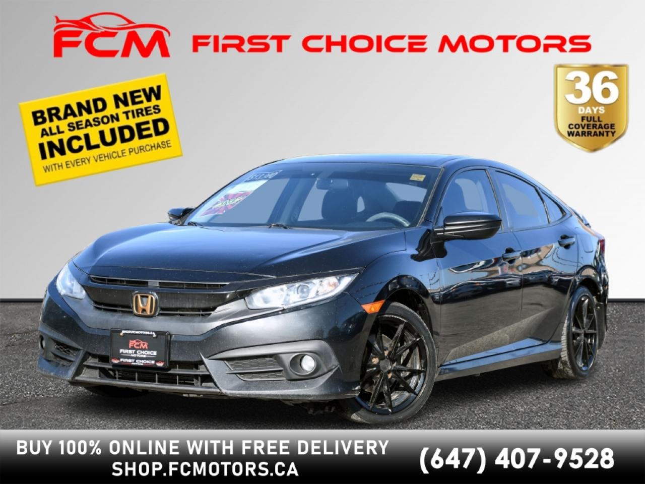 Used 2017 Honda Civic LX ~AUTOMATIC, FULLY CERTIFIED WITH WARRANTY!!!!~ for sale in North York, ON