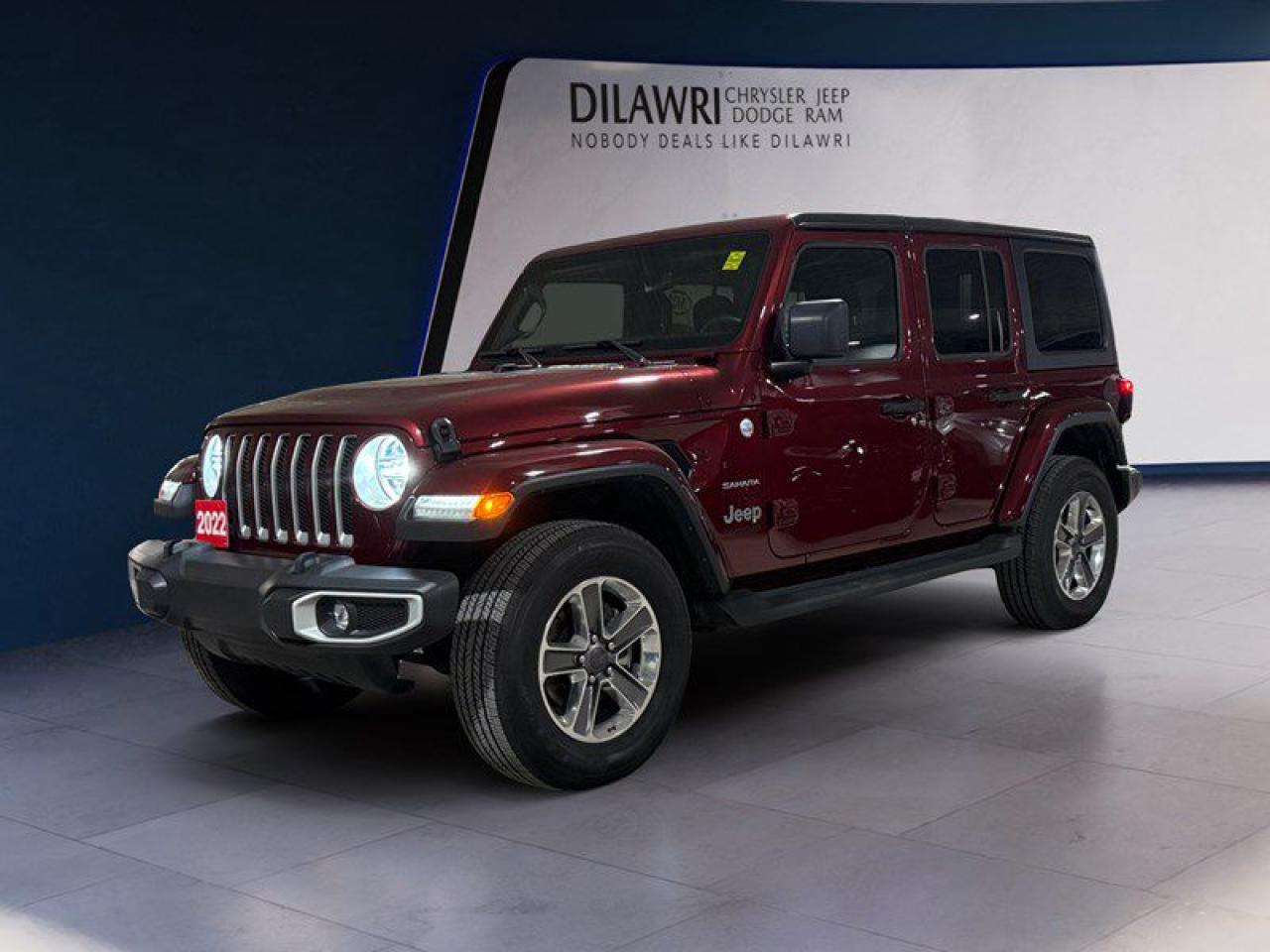 Used 2022 Jeep Wrangler Unlimited Unlimited Sahara 4x4 Automatic for sale in Nepean, ON