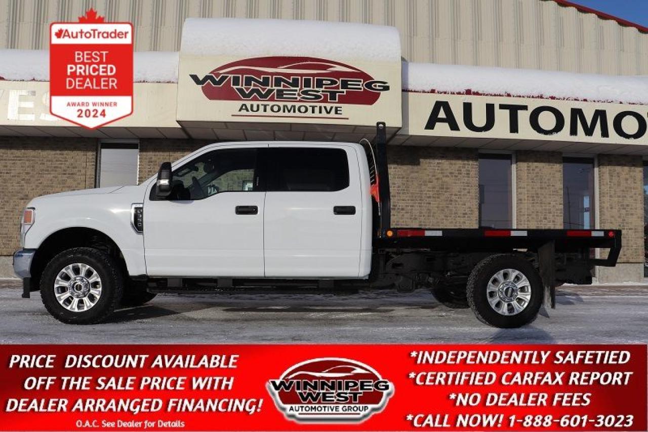 Used 2022 Ford F-350 XLT PREMIUM 4X4, FLAT DECK, LOW KMS READY TO WORK! for sale in Headingley, MB