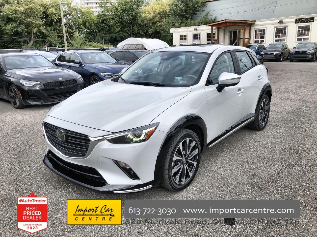 Used 2022 Mazda CX-3 GT LEATHER, HUDS, BOSE SOUND, ROOF, NAV, BK. CAM, for sale in Ottawa, ON