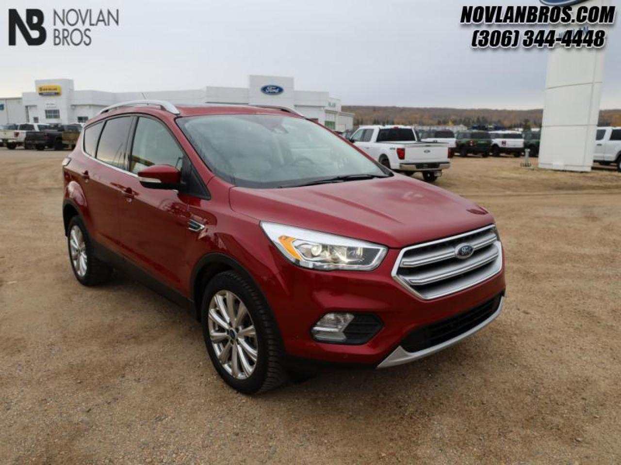 Used 2017 Ford Escape Titanium  - Heated Seats - Navigation for sale in Paradise Hill, SK