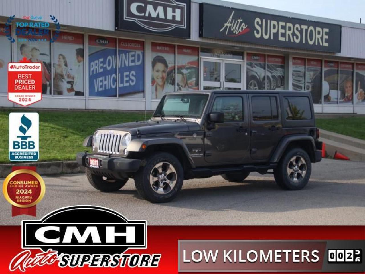 Used 2017 Jeep Wrangler Unlimited Sahara  **LOW MILEAGE** for sale in St. Catharines, ON