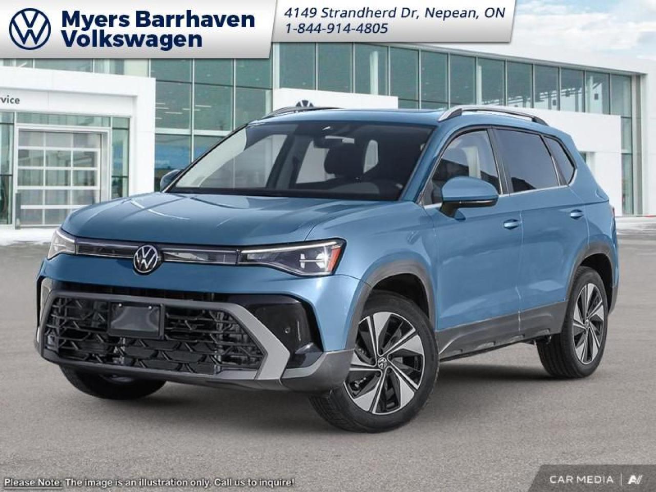 New 2025 Volkswagen Taos Highline  - Leather Seats for sale in Nepean, ON