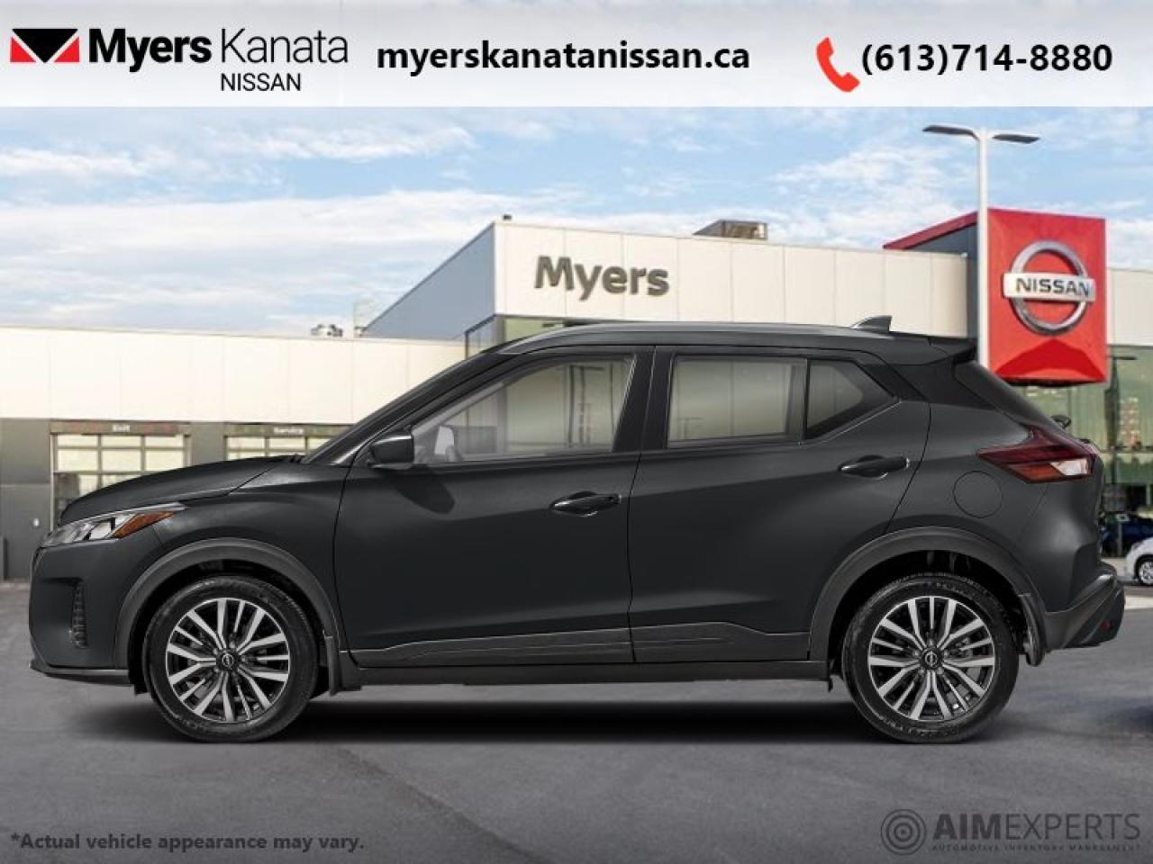 <br> <br>  Thanks for looking. <br> <br><br> <br> This super blk SUV  has an automatic transmission and is powered by a  122HP 1.6L 4 Cylinder Engine.<br> <br> Our Kicks Plays trim level is SV. <br><br> <br/>    6.49% financing for 84 months. <br> Payments from <b>$429.57</b> monthly with $0 down for 84 months @ 6.49% APR O.A.C. ( Plus applicable taxes -  $621 Administration fee included. Licensing not included.    ).  Incentives expire 2025-01-02.  See dealer for details. <br> <br><br> Come by and check out our fleet of 40+ used cars and trucks and 110+ new cars and trucks for sale in Kanata.  o~o