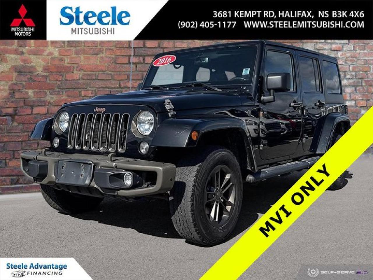 Used 2016 Jeep Wrangler Unlimited 75th Anniversary for sale in Halifax, NS