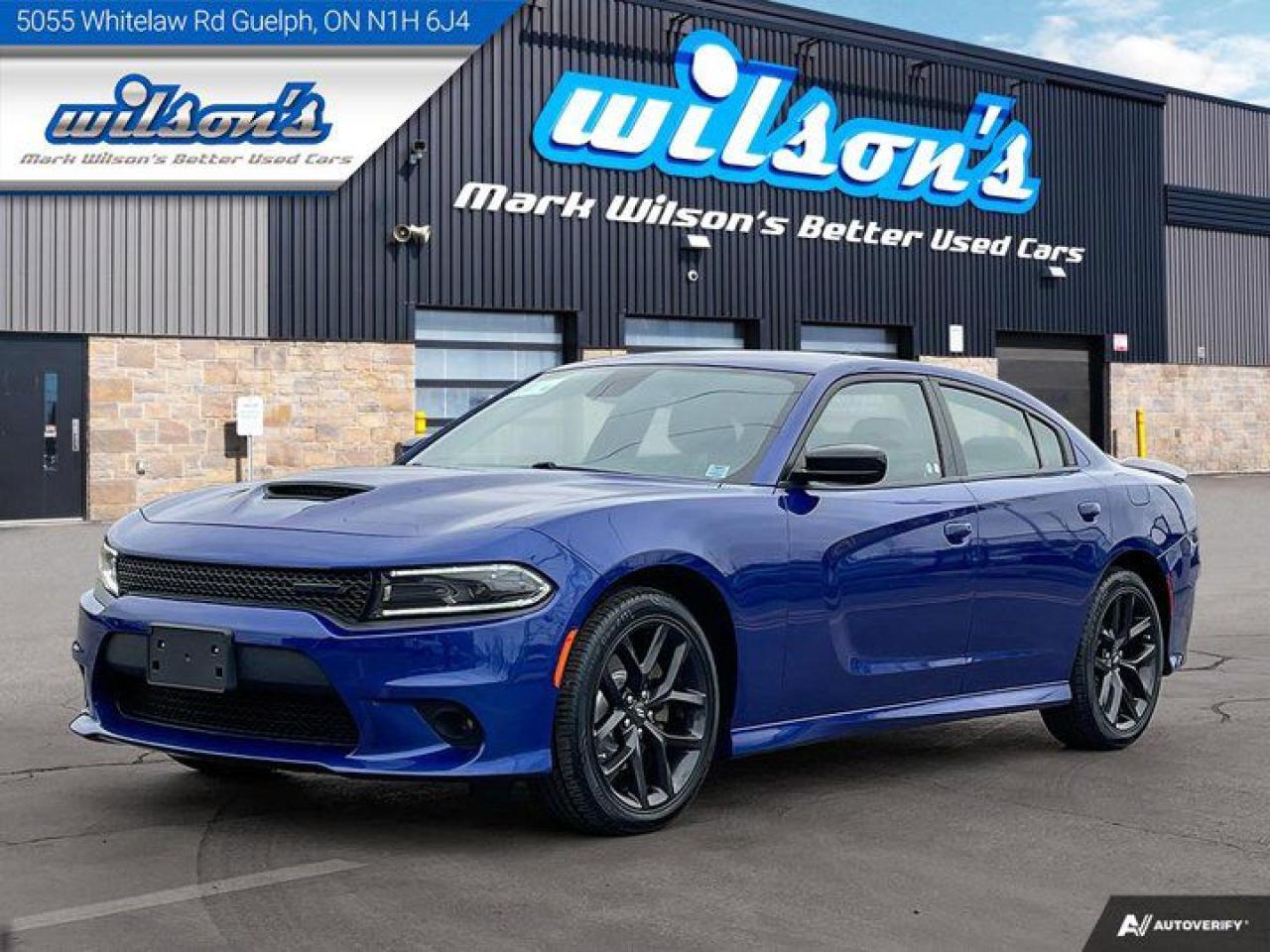 Used 2022 Dodge Charger GT Blacktop Pkg, Heated Steering + Seats, CarPlay + Android, Rear Camera, Bluetooth, 20