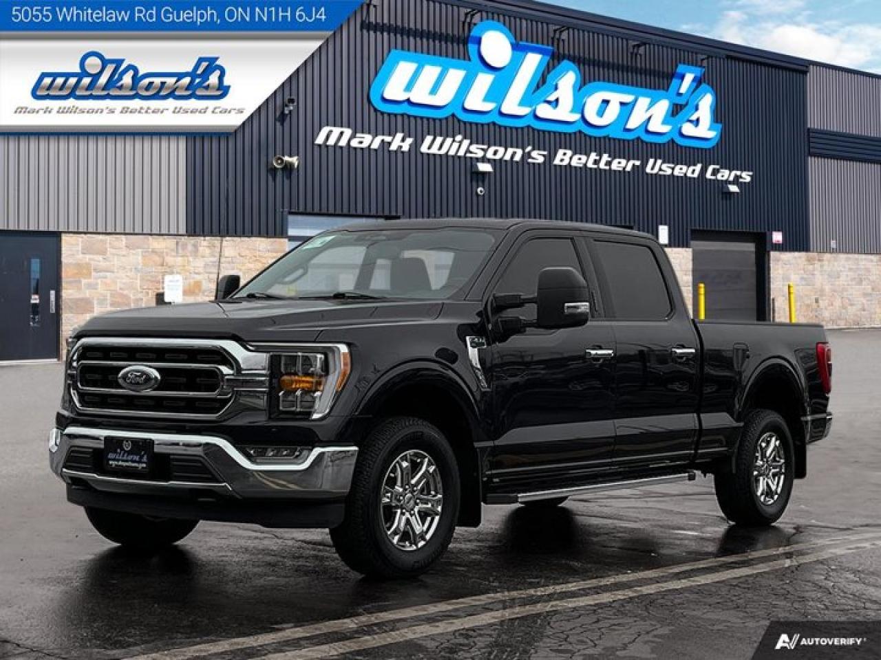 Used 2022 Ford F-150 XLT Crew 4X4, 5.0L, Tow Mirrors, Bucket Seats, Power Seat, Nav, CarPlay + Android, Running Boards for sale in Guelph, ON