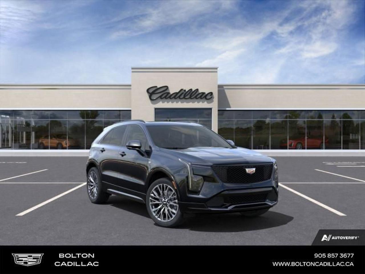 <b>Sunroof, Leather Seats, Technology Package, 20 Alloys Wheels, Trailering Package!</b><br> <br> <br> <br>Luxury Tax is not included in the MSRP of all applicable vehicles.<br> <br>  With this XT4, you dont have to splurge in excess to experience quintessential Cadillac luxury. <br> <br>In the perpetually competitive luxury crossover SUV segment, this Cadillac XT4 will appeal to buyers who value a stylish design, a spacious interior, and a traditionally upright SUV-like driving position. The cabin has a modern appearance with plenty of standard and optional technology and infotainment features. With superb handling and economy on the road, this XT4 remains a practical and stylish option in this popular vehicle segment.<br> <br> This stellar black metallic  SUV  has an automatic transmission and is powered by a  235HP 2.0L 4 Cylinder Engine.<br> <br> Our XT4s trim level is Sport. Upgrading to this XT4 Sport adds rewards you with leather seating upholstery, a power liftgate for rear cargo access, and cruise control. This trim is also decked with great standard features such as heated front and rear seats, a heated steering wheel, an immersive 33-inch screen with wireless Apple CarPlay and Android Auto, active noise cancellation, wi-fi hotspot capability, dual-zone climate control, and adaptive remote start. Safety features include lane keeping assist with lane departure warning, blind zone steering assist, HD rear vision camera, and rear park assist. This vehicle has been upgraded with the following features: Sunroof, Leather Seats, Technology Package, 20 Alloys Wheels, Trailering Package.  This is a demonstrator vehicle driven by a member of our staff, so we can offer a great deal on it.<br><br> <br>To apply right now for financing use this link : <a href=http://www.boltongm.ca/?https://CreditOnline.dealertrack.ca/Web/Default.aspx?Token=44d8010f-7908-4762-ad47-0d0b7de44fa8&Lang=en target=_blank>http://www.boltongm.ca/?https://CreditOnline.dealertrack.ca/Web/Default.aspx?Token=44d8010f-7908-4762-ad47-0d0b7de44fa8&Lang=en</a><br><br> <br/><br>At Bolton Motor Products, we offer new and pre-enjoyed luxury Cadillacs in Bolton. Our sales staff will help you find that new or used car you have been searching for in the Bolton, Brampton, Nobleton, Kleinburg, Vaughan, & Maple area. o~o