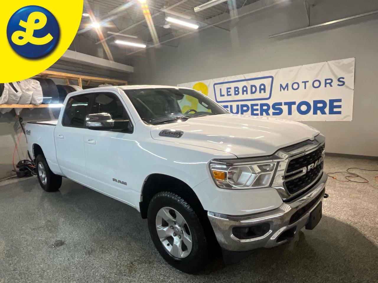 Used 2022 RAM 1500 BIG HORN CREW CAB 4X4 V6 * Leather Seats * Navigation * 8.4inch touchscreen * Remote Start * Power Pedals *  7inch colour incluster display * 3.6L for sale in Cambridge, ON