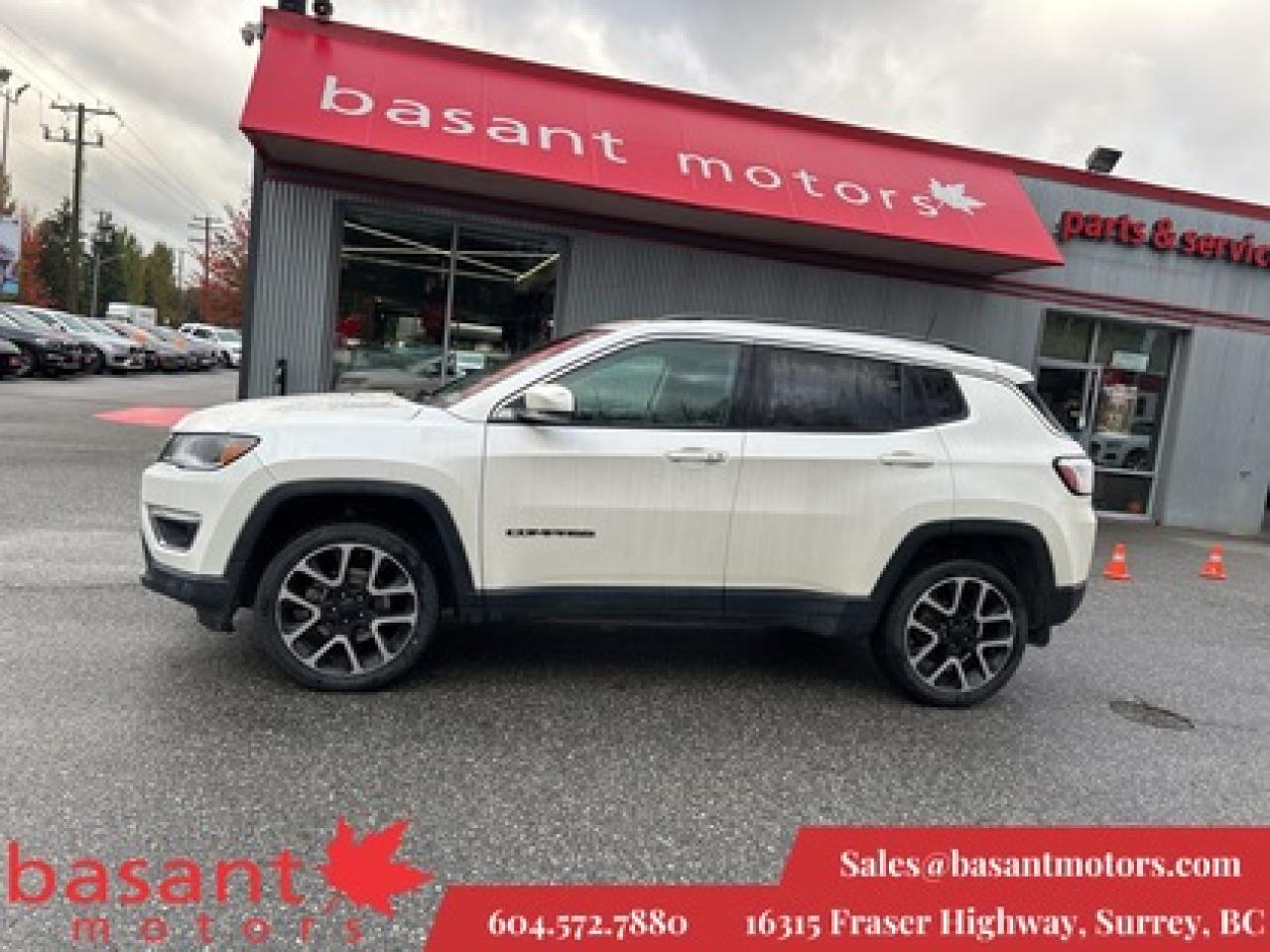 Used 2018 Jeep Compass Limited, PanoRoof, Nav, Backup Cam, Leather!! for sale in Surrey, BC