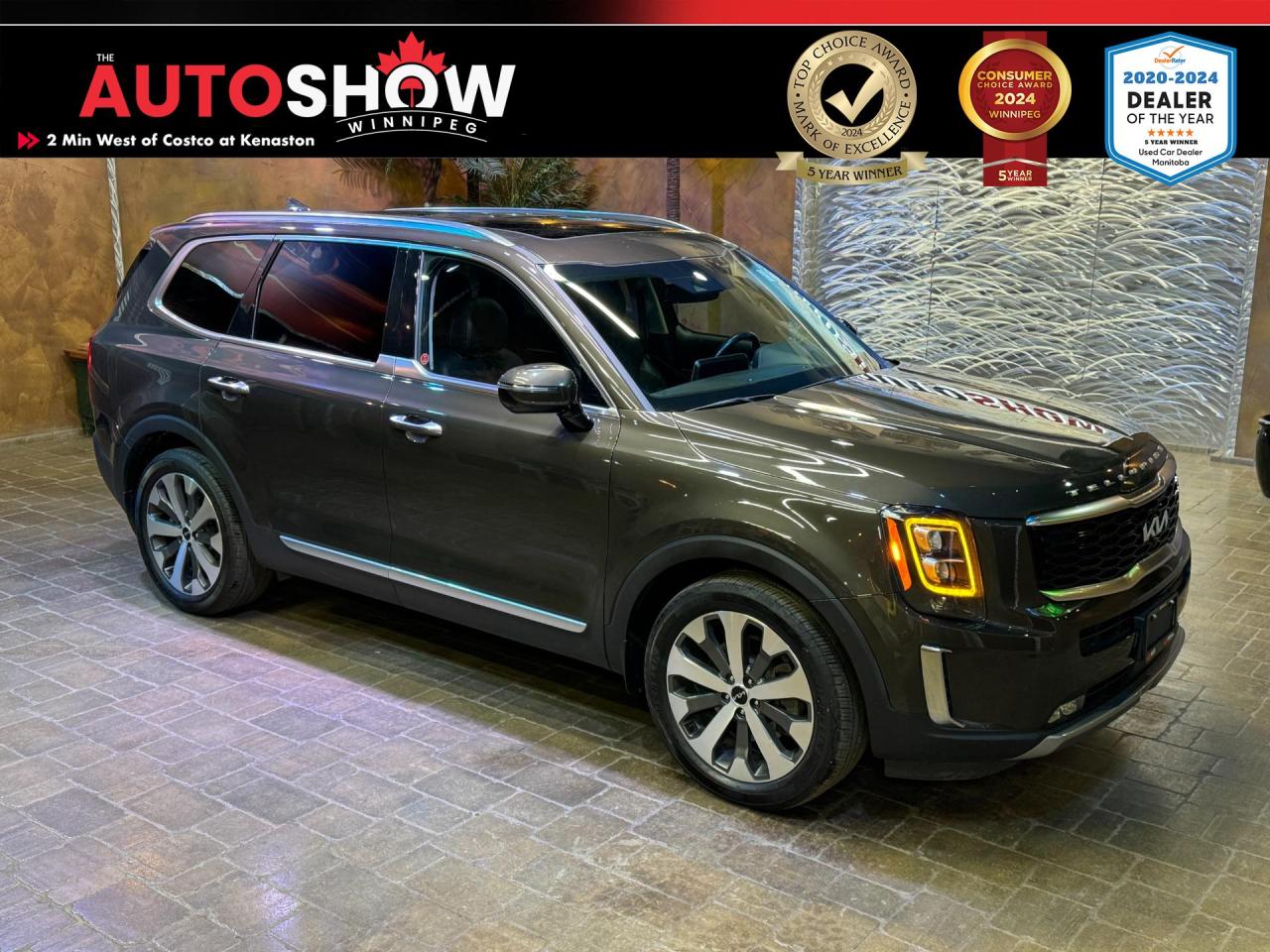 Used 2022 Kia Telluride SX AWD - CLEAN CARFAX!! 8-Pass Lthr Interior!! for sale in Winnipeg, MB