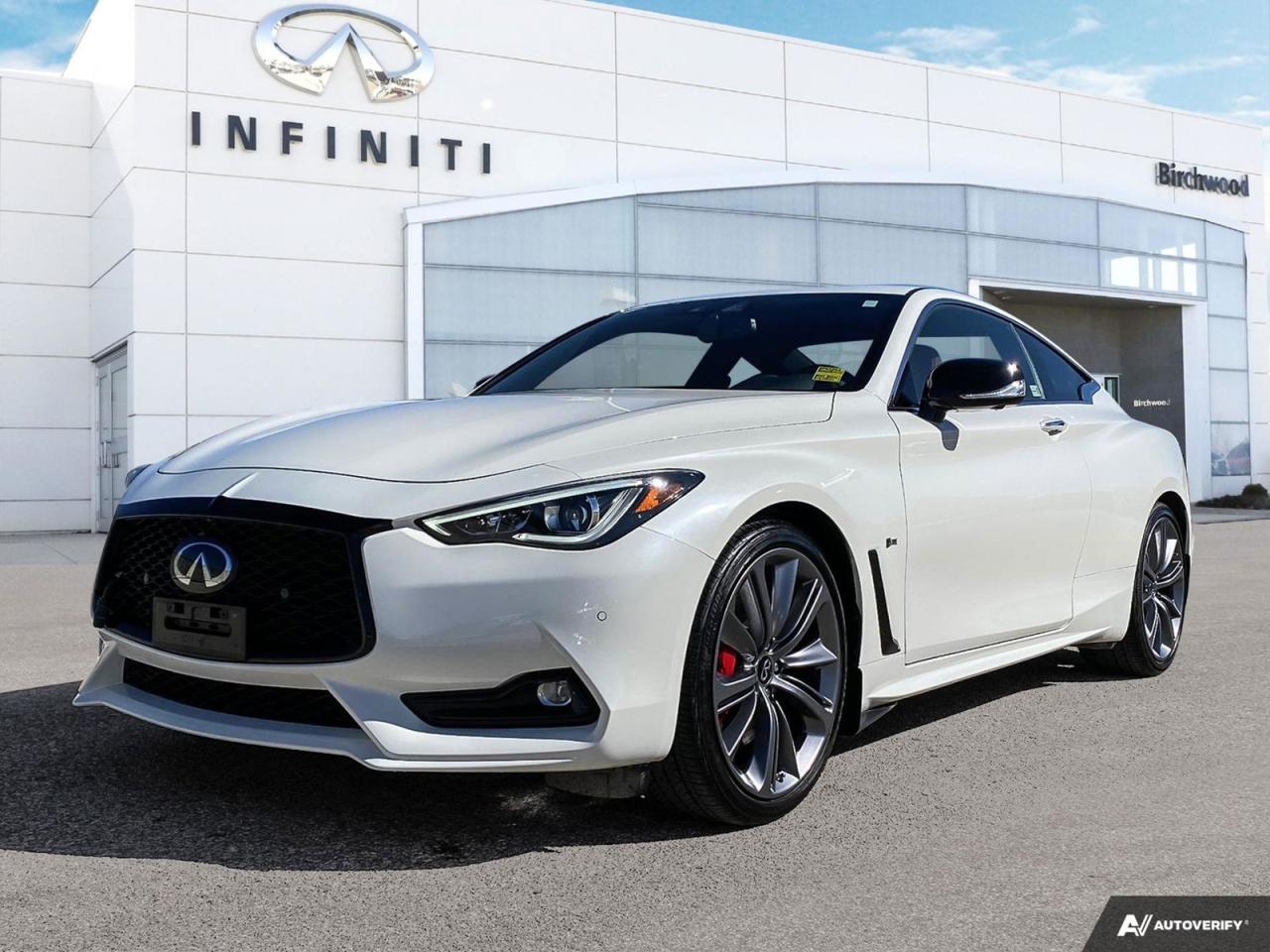 Used 2022 Infiniti Q60 I-LINE RED SPORT Accident Free | One Owner | Low KM's for sale in Winnipeg, MB