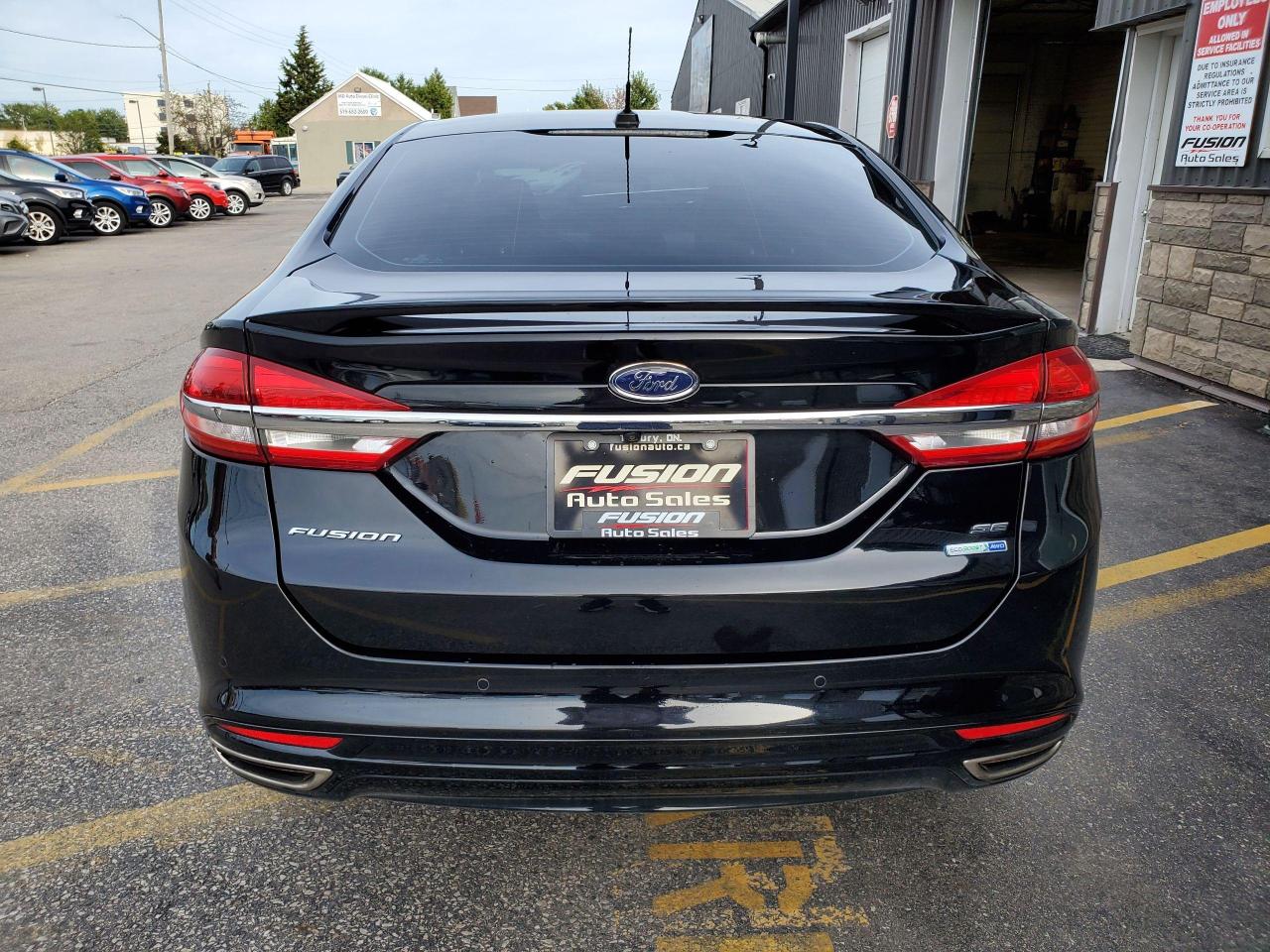 2018 Ford Fusion SE AWD-SPORT APPEARANCE PKG-REAR CAMERA-BLUETOOTH - Photo #4