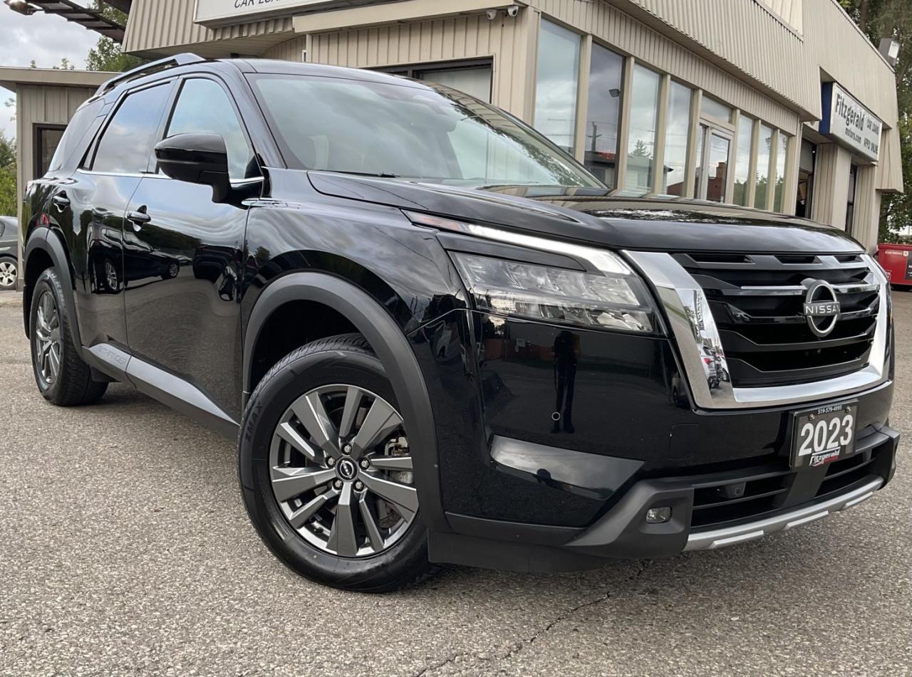 <div><span>Vehicle Highlights:</span><br><span>- Accident free<br></span><span>- 7 passenger<br></span><span>- Well optioned</span></div><br /><div><span><br>Just landed is a beautiful Nissan Pathfinder SV with all the right features! This spacious, 7 passenger SUV is in excellent condition in and out and drives very smooth! Well cared for since new, must be seen and driven to be appreciated!</span><br></div><br /><div><span><br>Equipped with the powerful yet fuel efficient 3.5L - 6 cylinder engine, automatic transmission, 4X4, Android Auto/Apple Car Play, 360 camera, pro pilot assist, blind spot monitoring, lane departure warning, forward collision warning, cross traffic alert, factory remote start, heated steering wheel, cloth interior, heated seats, power driver seat, power windows, power locks, power mirrors, steering wheel audio controls, A/C, AM/FM/USB/AUX, smart key, push start, alarm, and more!</span><br></div><br /><div><span><br>Certified!<br></span><span>Carfax Available<br></span><span>Extended Warranty Available!<br></span><span>Financing Available for as low as 8.99% O.A.C<br></span><span>$38,999 PLUS HST & LIC - Cash price<br></span><span>$39,398 PLUS HST & LIC - Finance price</span></div><br /><div><span><br>* previous rental vehicle *</span></div><br /><div><span><br></span><span>Please call us at 519-579-4995 for any questions you have or drop by FITZGERALD MOTORS located at 380 Courtland Ave East. Kitchener, ON for a test drive! Visit us online at </span><a href=http://www.fitzgeraldmotors.com/ target=_blank><span>www.fitzgeraldmotors.com</span></a></div><br /><div><a href=http://www.fitzgeraldmotors.com/ target=_blank><span><br></span></a><span>* Even though we take reasonable precautions to ensure that the information provided is accurate and up to date, we are not responsible for any errors or omissions. Please verify all information directly with Fitzgerald Motors to ensure its exactitude</span></div>