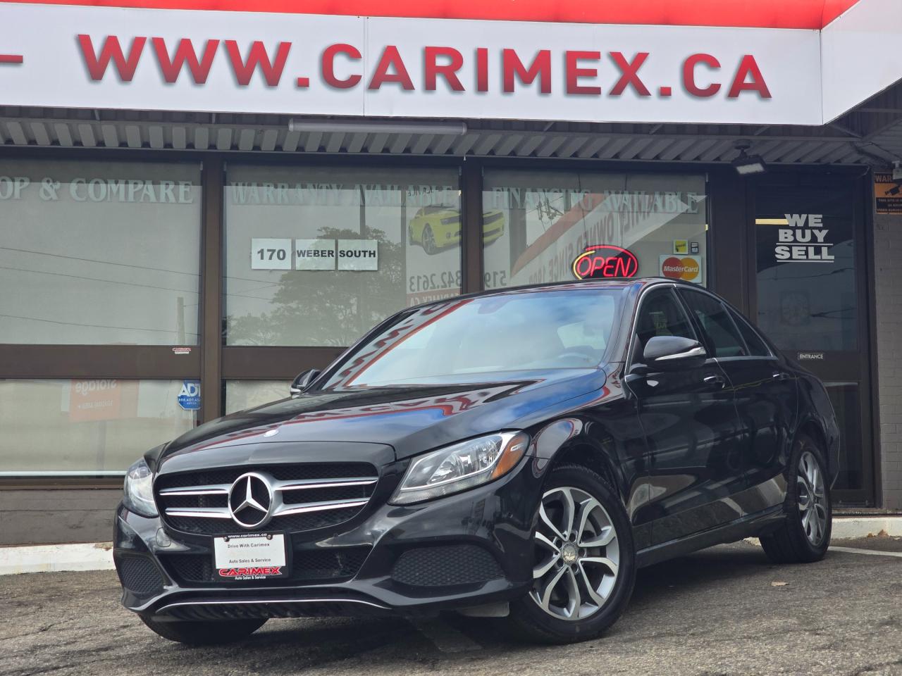 Used 2015 Mercedes-Benz C-Class Navi | Leather | Sunroof | Backup Camera | Heated Seats for sale in Waterloo, ON