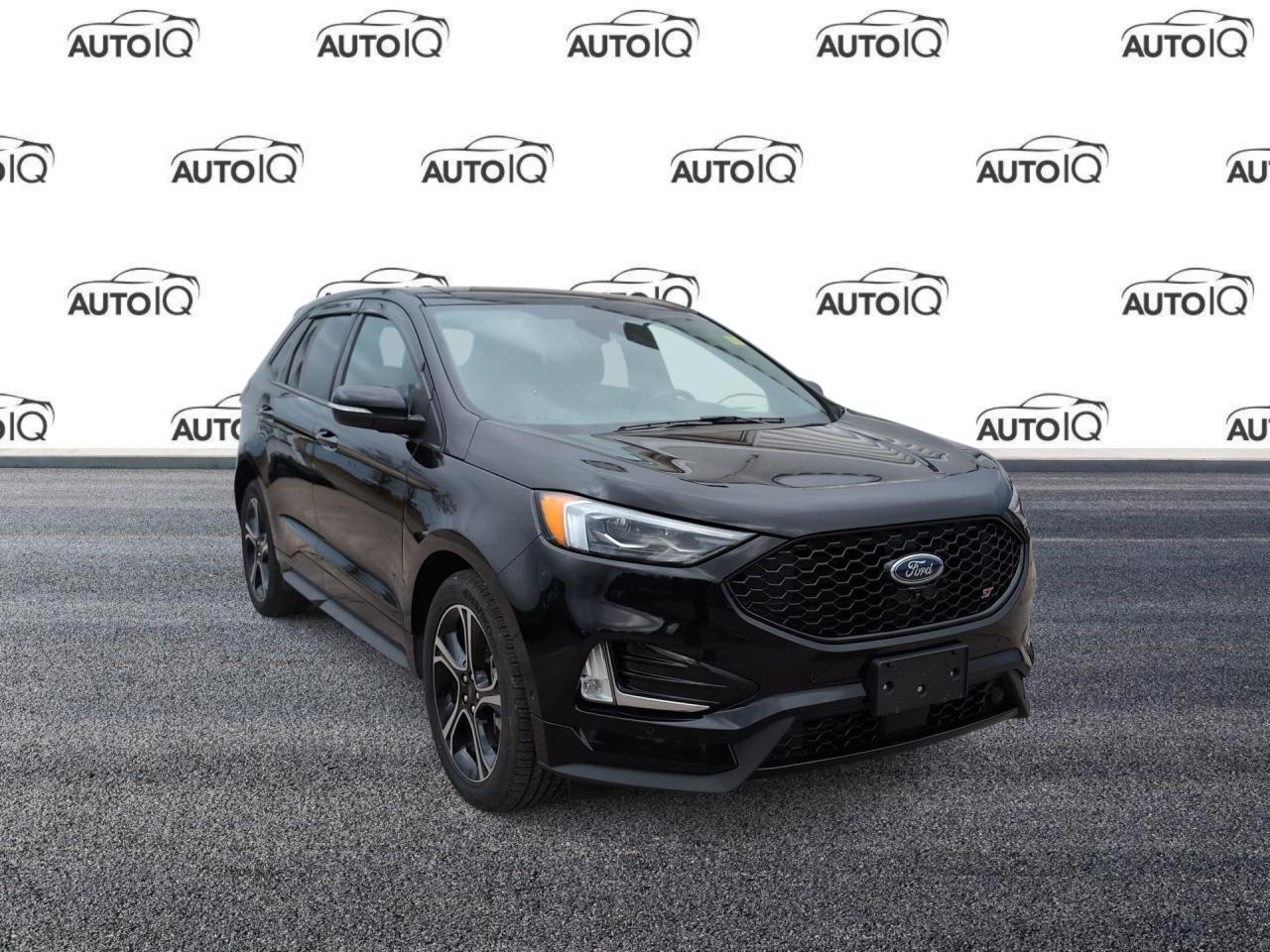 Recent Arrival!<br><br><br>AWD, 110V/150W AC Power Outlet, 12 Speakers, Adaptive Cruise Control w/Stop & Go, Adaptive LED Headlamps, Auto High-beam Headlights, Auto-Dimming Drivers Sideview Mirror, Cold Weather Package, Connected Built-In Navigation System, Cooled Front Seats, Delay-off headlights, Enhanced Active Park Assist w/Parallel Park, Equipment Group 401A, Evasive Steering Assist, Foot-Activated Hands-Free Liftgate, Front & Rear Floor Liners w/Carpet Mats, Front 180-Degree Camera w/Split View, Front dual zone A/C, Heated door mirrors, Heated Rear Seats, Heated Steering Wheel, Lane Centring, Panoramic Vista Roof, Perimeter Alarm, Power door mirrors, Power Liftgate, Power Tilt/Telescoping Steering Column w/Memory, Rear window defroster, SYNC 4A w/Enhanced Voice Recognition, Universal Garage Door Opener (UGDO), Wheels: 20 Bright-Machined Aluminum, Wireless Charging Pad.<br><br>Agate Black Metallic<br>2022 Ford Edge ST<br>4D Sport Utility 2.7L V6 7-Speed Automatic AWD<p> </p>

<h4>VALUE+ CERTIFIED PRE-OWNED VEHICLE</h4>

<p>36-point Provincial Safety Inspection<br />
172-point inspection combined mechanical, aesthetic, functional inspection including a vehicle report card<br />
Warranty: 30 Days or 1500 KMS on mechanical safety-related items and extended plans are available<br />
Complimentary CARFAX Vehicle History Report<br />
2X Provincial safety standard for tire tread depth<br />
2X Provincial safety standard for brake pad thickness<br />
7 Day Money Back Guarantee*<br />
Market Value Report provided<br />
Complimentary 3 months SIRIUS XM satellite radio subscription on equipped vehicles<br />
Complimentary wash and vacuum<br />
Vehicle scanned for open recall notifications from manufacturer</p>

<p>SPECIAL NOTE: This vehicle is reserved for AutoIQs retail customers only. Please, No dealer calls. Errors & omissions excepted.</p>

<p>*As-traded, specialty or high-performance vehicles are excluded from the 7-Day Money Back Guarantee Program (including, but not limited to Ford Shelby, Ford mustang GT, Ford Raptor, Chevrolet Corvette, Camaro 2SS, Camaro ZL1, V-Series Cadillac, Dodge/Jeep SRT, Hyundai N Line, all electric models)</p>

<p>INSGMT</p>