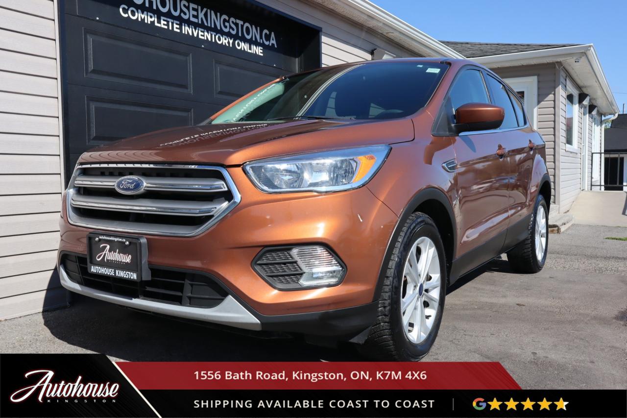 The 2017 Ford Escape SE comes equipped with a 1.5L EcoBoost® Inline 4-cylinder engine, SYNC® 3 system with optional 8-inch color touchscreen, Apple CarPlay® and Android Auto compatibility (optional), Bluetooth® hands-free phone system, USB ports, Ford Safe and Smart and much more! this vehicle has clean CARFAX.<p>**PLEASE CALL TO BOOK YOUR TEST DRIVE! THIS WILL ALLOW US TO HAVE THE VEHICLE READY BEFORE YOU ARRIVE. THANK YOU!**</p>

<p>The above advertised price and payment quote are applicable to finance purchases. <strong>Cash pricing is an additional $699. </strong> We have done this in an effort to keep our advertised pricing competitive to the market. Please consult your sales professional for further details and an explanation of costs. <p>

<p>WE FINANCE!! Click through to AUTOHOUSEKINGSTON.CA for a quick and secure credit application!<p><strong>

<p><strong>All of our vehicles are ready to go! Each vehicle receives a multi-point safety inspection, oil change and emissions test (if needed). Our vehicles are thoroughly cleaned inside and out.<p>

<p>Autohouse Kingston is a locally-owned family business that has served Kingston and the surrounding area for more than 30 years. We operate with transparency and provide family-like service to all our clients. At Autohouse Kingston we work with more than 20 lenders to offer you the best possible financing options. Please ask how you can add a warranty and vehicle accessories to your monthly payment.</p>

<p>We are located at 1556 Bath Rd, just east of Gardiners Rd, in Kingston. Come in for a test drive and speak to our sales staff, who will look after all your automotive needs with a friendly, low-pressure approach. Get approved and drive away in your new ride today!</p>

<p>Our office number is 613-634-3262 and our website is www.autohousekingston.ca. If you have questions after hours or on weekends, feel free to text Kyle at 613-985-5953. Autohouse Kingston  It just makes sense!</p>

<p>Office - 613-634-3262</p>

<p>Kyle Hollett (Sales) - Extension 104 - Cell - 613-985-5953; kyle@autohousekingston.ca</p>


<p>Bradie Johnston (Director of Awesome Times) - Extension 101 - Cell - 613-331-1121; bradie@autohousekingston.ca</p>