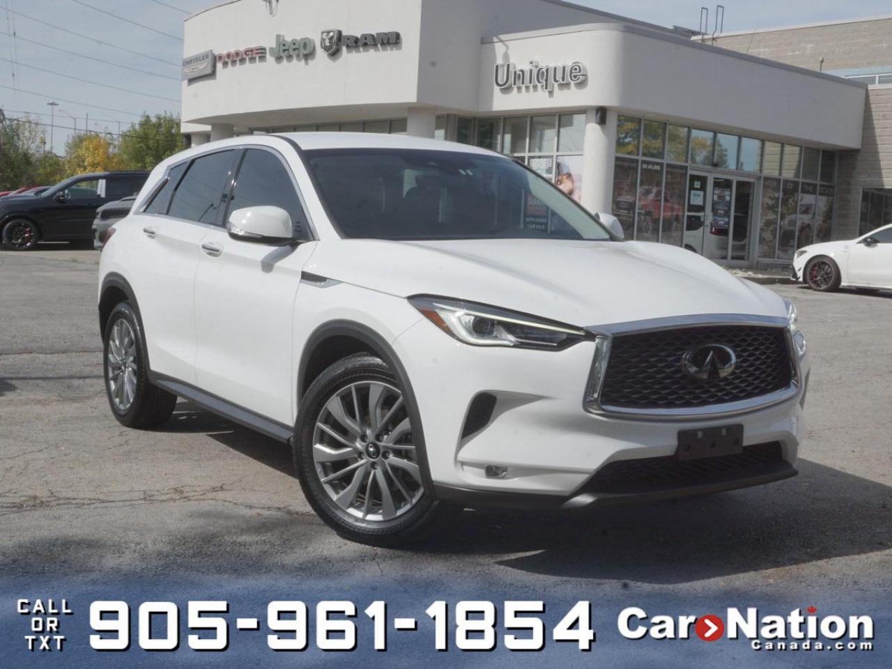 Used 2023 Infiniti QX50 PURE AWD| LEATHER| BACK UP CAMERA & SENSORS| for sale in Burlington, ON