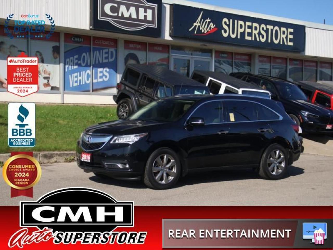 Used 2016 Acura MDX Elite  360-CAM ROOF LEATH P/GATE for sale in St. Catharines, ON