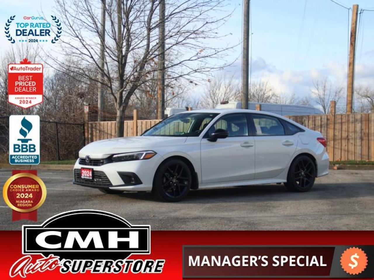 Used 2024 Honda Civic Sedan Sport  **MINT - LOW KMS** for sale in St. Catharines, ON