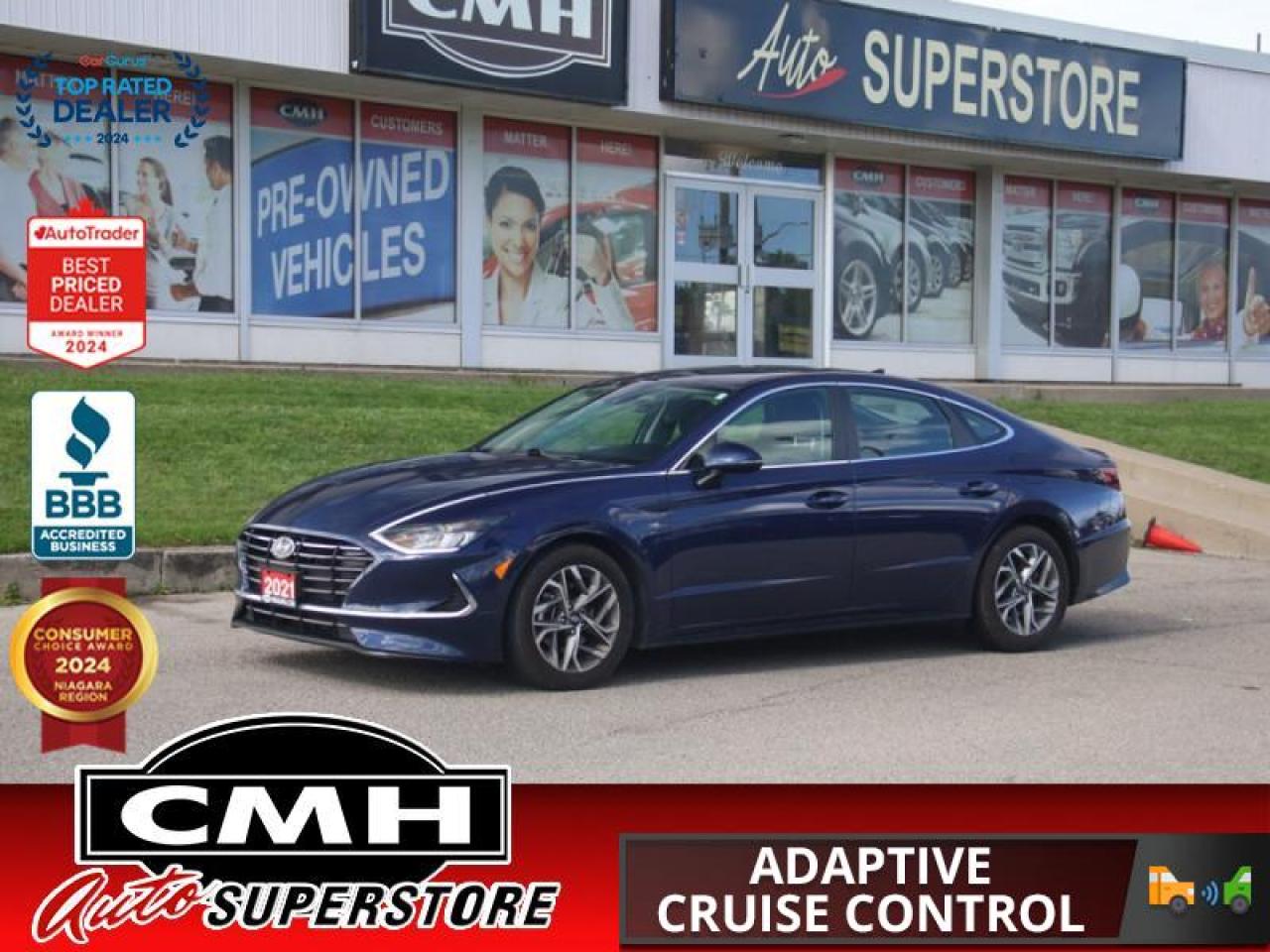 Used 2021 Hyundai Sonata 2.5L Preferred  CAM ADP-CC HTD-SW for sale in St. Catharines, ON