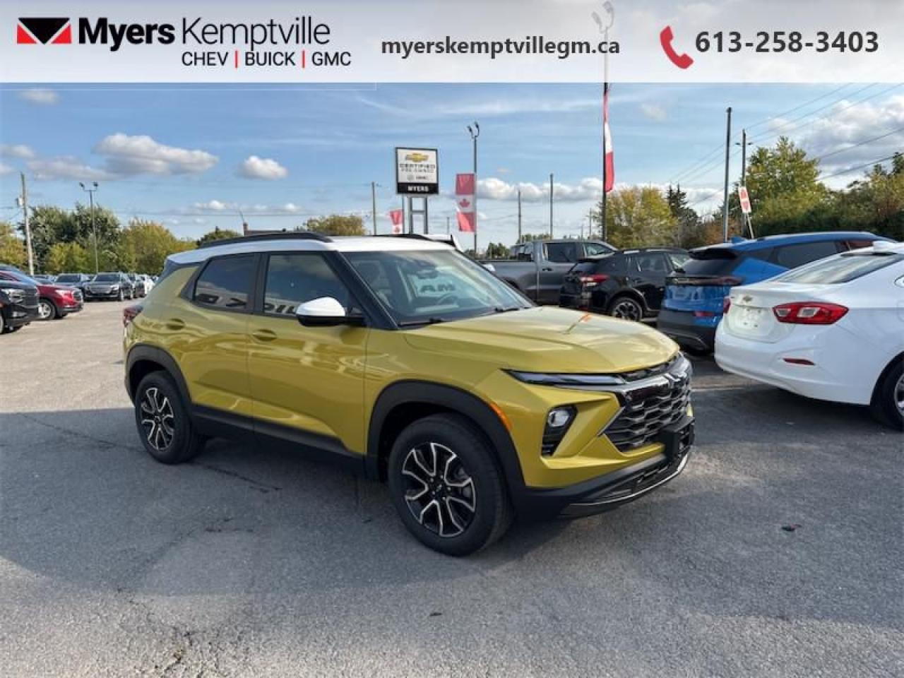 New 2025 Chevrolet TrailBlazer ACTIV  - Sunroof - Power Liftgate for sale in Kemptville, ON