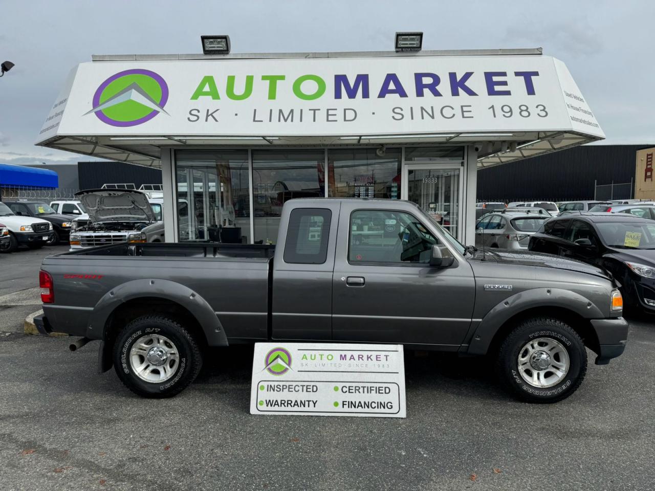 Used 2008 Ford Ranger *ONLY 81 KM'S**Sport SuperCab 4 Door 2WD INSPECTED W/BCAA MBRSHP & WRNTY! for sale in Langley, BC