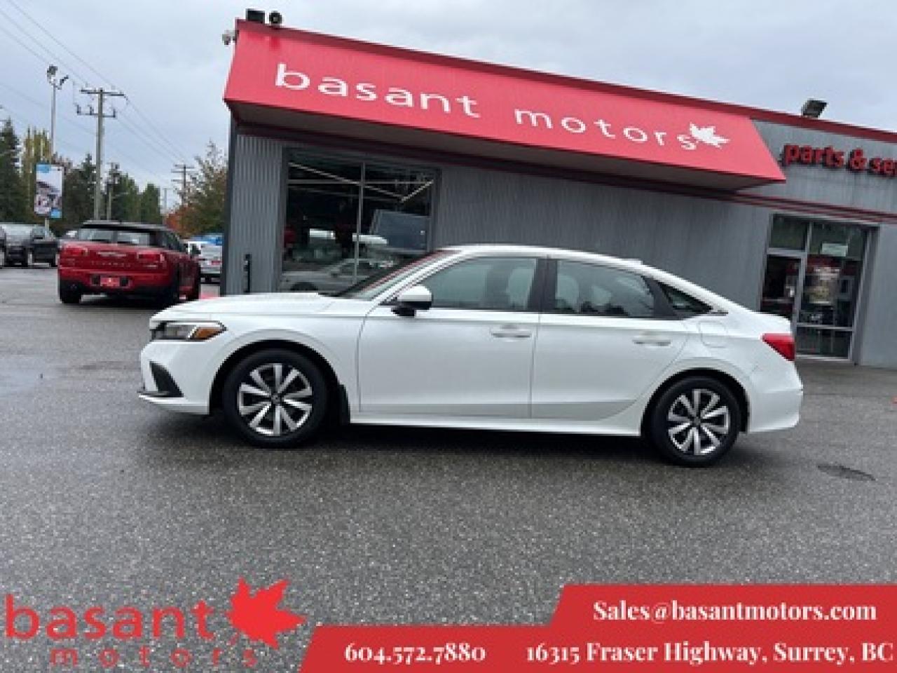 Used 2022 Honda Civic Sedan Low KMs, Backup Cam, Heated Seats!! for sale in Surrey, BC