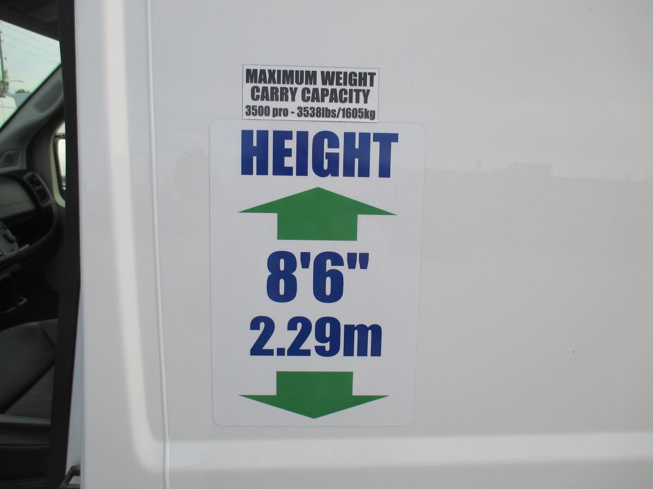 2022 RAM Cargo Van 3500 High Roof Ext 159" WB WITH ATC REEFER - Photo #10